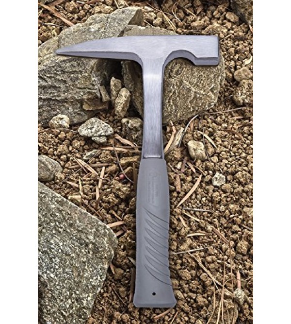 Best Choice 22-Ounce All Steel Rock Pick Hammer with Pointed Tip